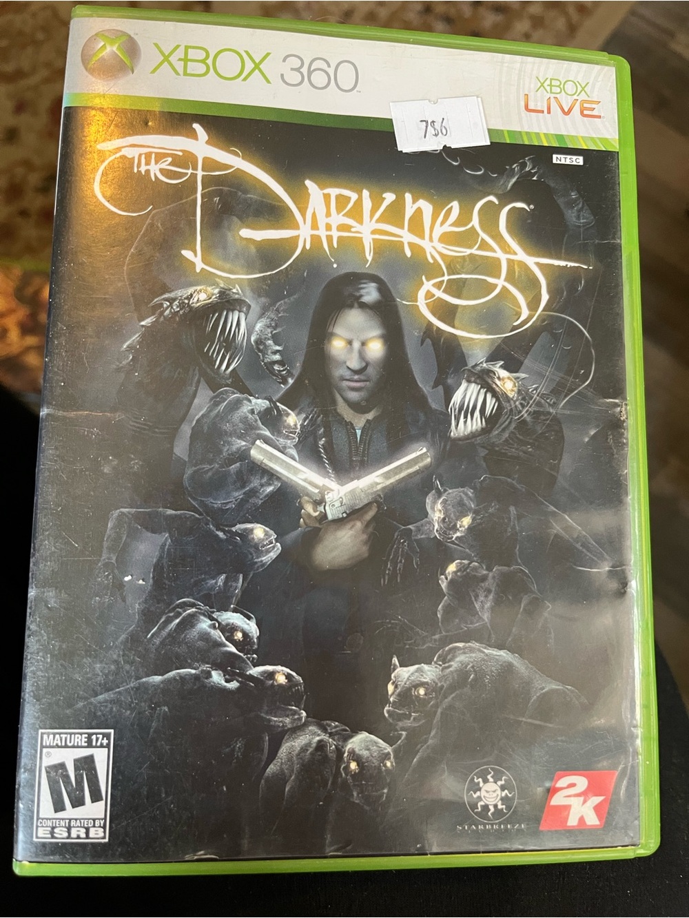 The Darkness (2007) Microsoft Xbox 360 First-Person Shooter Game Complete in Box
